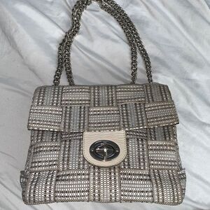 Alma Tonutti synthetic woven handbag